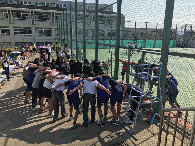 高校男子テニス部 県ベスト8